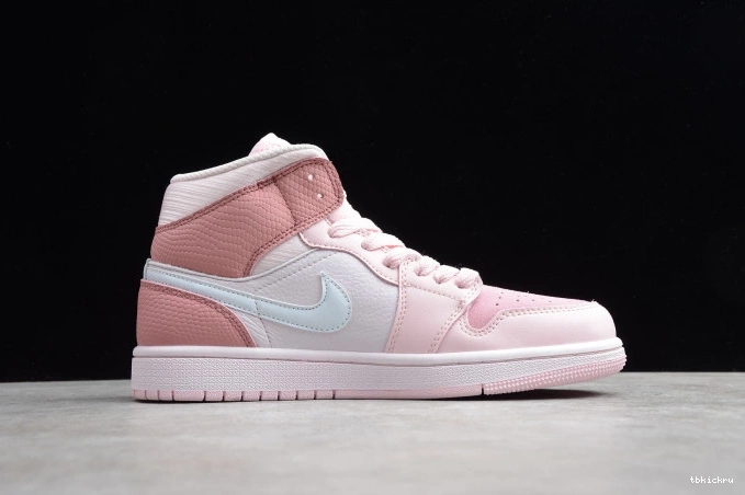 Reps TBK CW5379-600 Air Pink Mid Jordan 1 Digital 0807